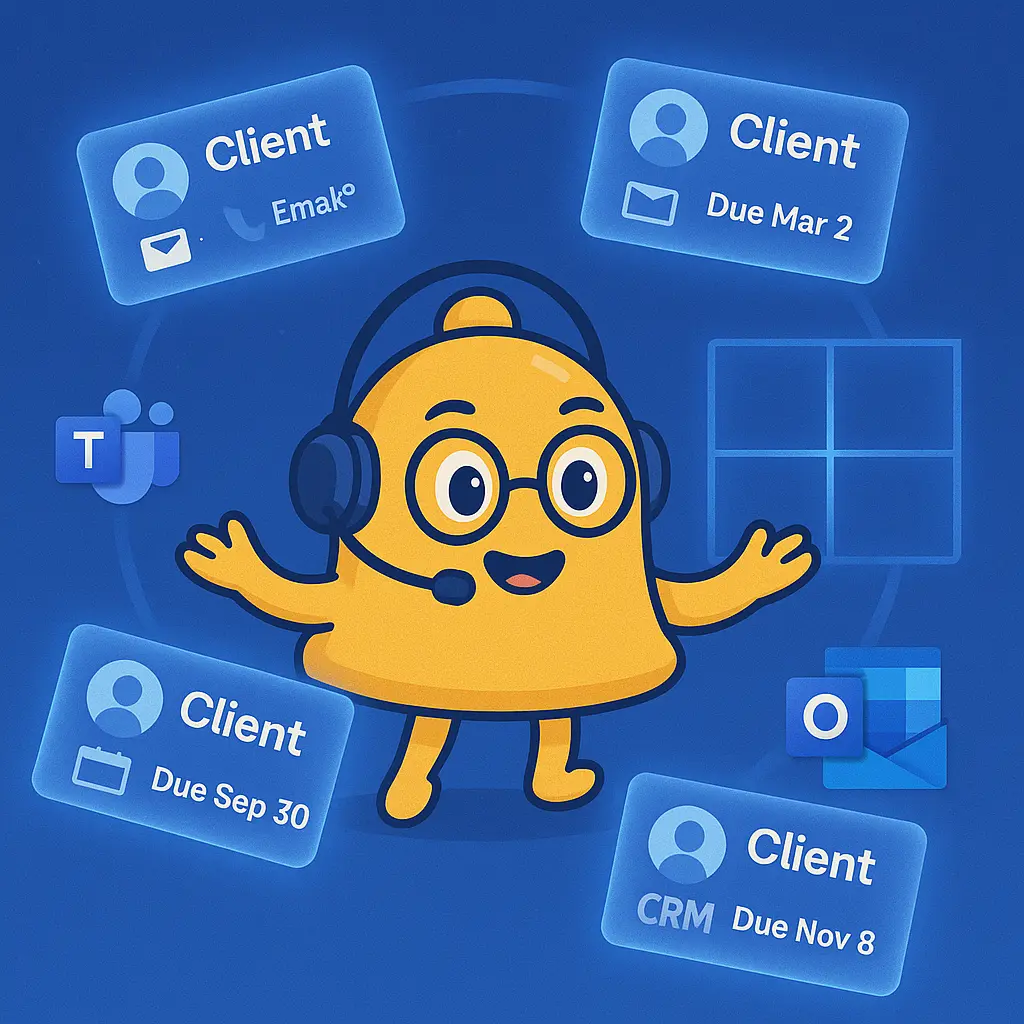 Teams Reminder for customer success and client follow-ups